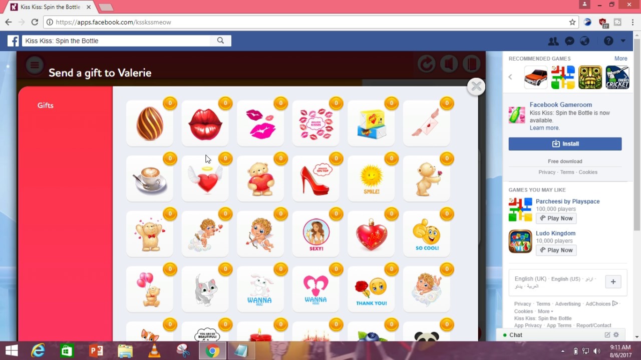 1280x720 Kiss Kiss Spin The Bottle On Facebook