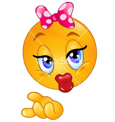 380x400 Kiss Emoticon Vector Larc Funny Emoticons, Smiley, Naughty Emoji