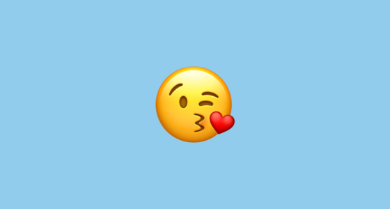 560x300 Face Throwing A Kiss Emoji