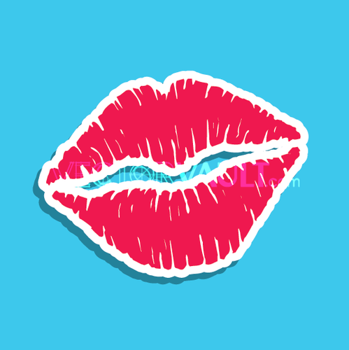 499x500 Buy Vector Lipstick Kiss Lips Icon Logo Graphic Image Search Find