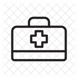 256x256 Medical Kit Icon Of Line Style