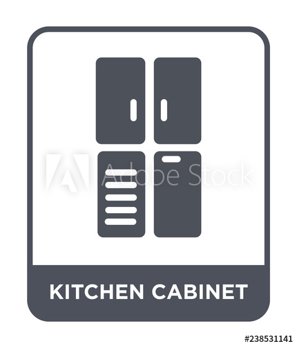 430x500 Kitchen Cabinet Icon Vector