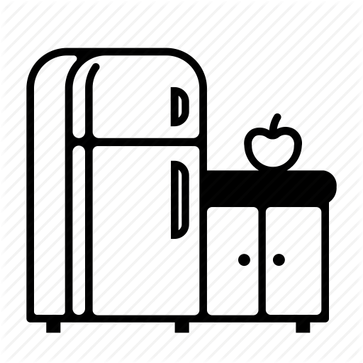 512x512 Apple, Cabinet, Food, Fridge, Hungry, Kitchen Icon