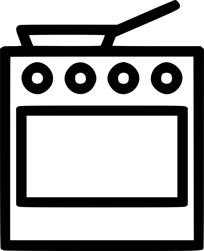 798x980 Stove Pan Appliance Cooking Kitchen Equipment Png Icon Free