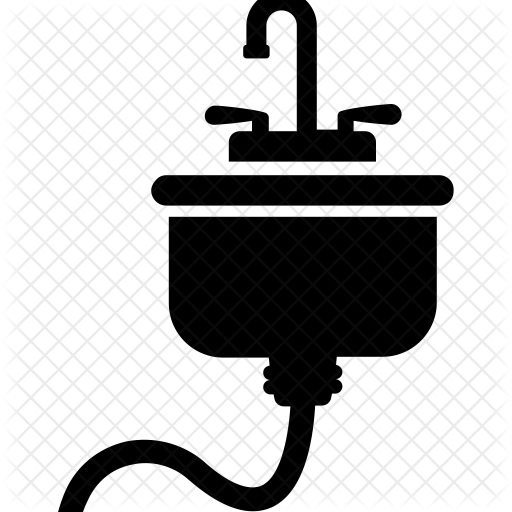 512x512 Kitchen Sink Icon Of Glyph Style