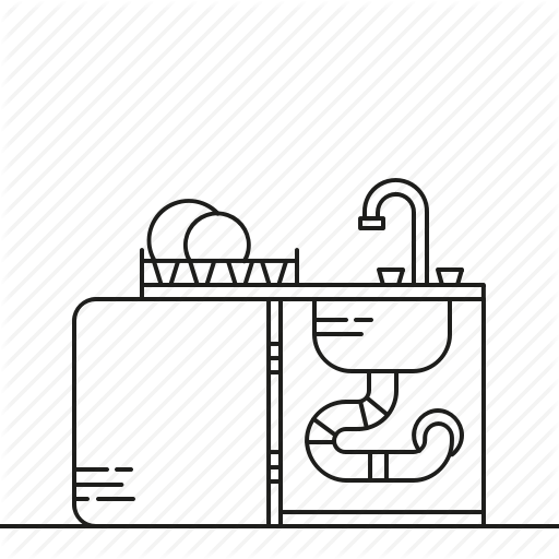 512x512 Kitchen, Sink, Washing Up, Water Icon