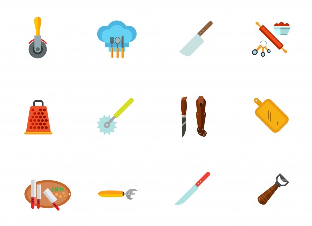 626x453 Kitchenware Icon Set Vector Free Download