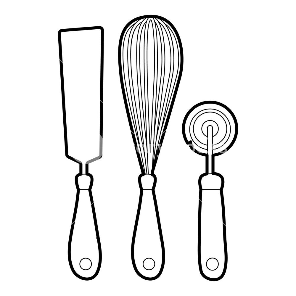 1000x1000 Kitchenware Icon Outline Illustration Of Kitchenware Vector Icon