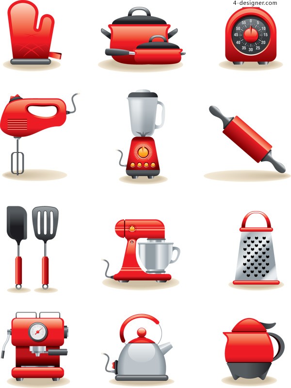 600x799 Designer Kitchenware Icon Vector Material