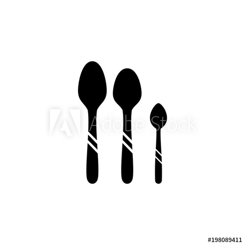 500x500 Spoons Icon Element Of Kitchenware Icon Premium Quality Graphic