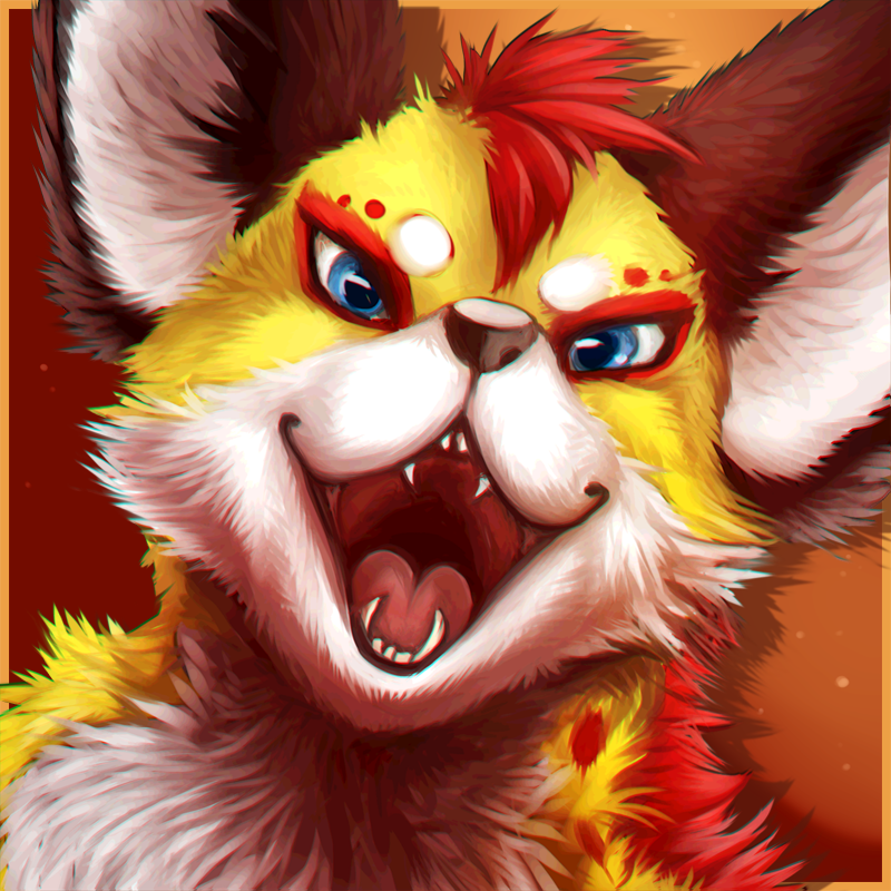 800x800 Runty Ink Akie The Kitsune Icon Completed Live On Stream