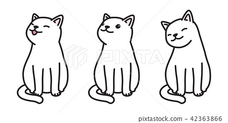 450x243 Cat Vector Calico Kitten Icon Character Cartoon