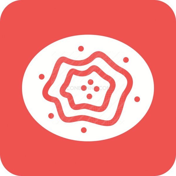 600x600 Kiwi Flat Round Corner Icon