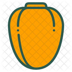 256x256 Kiwi Icon Of Colored Outline Style