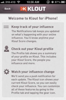 232x350 Klout Iphone App Now Available For Download Iphone In Canada Blog