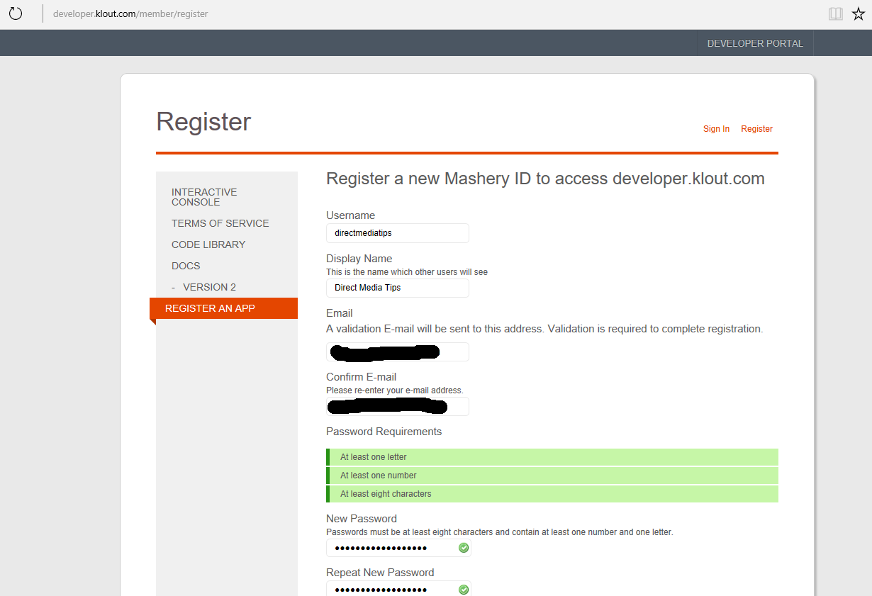 1230x841 Setting Up A Klout Application Wil Low