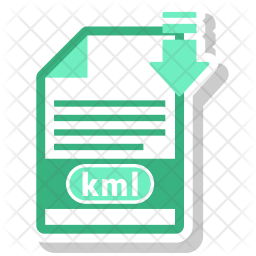 256x256 Kml Icon Of Flat Style