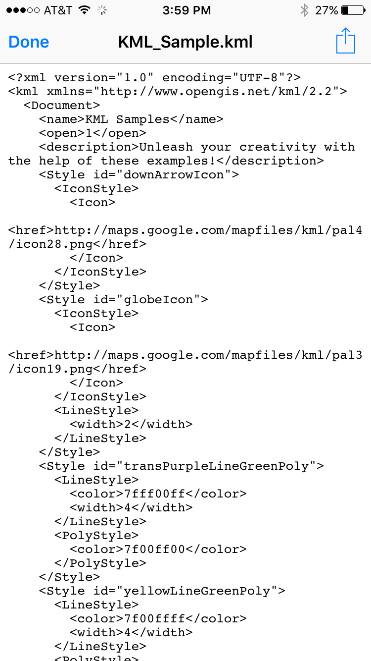 750x1334 Opening A Kml From Email Drones Made Easy
