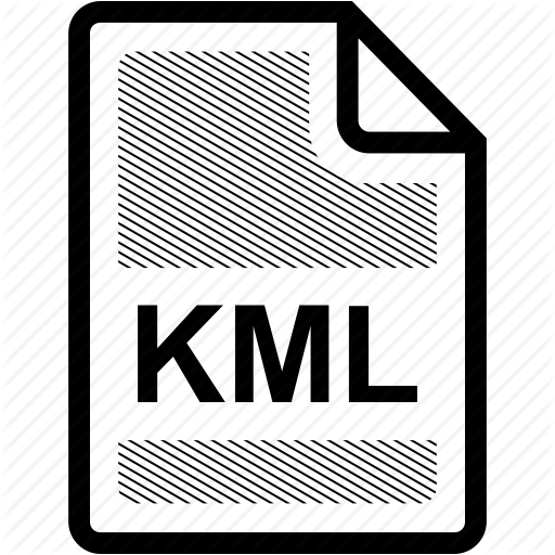 512x512 Extension, File, Format, Format, Kml, Kml File, Type Icon