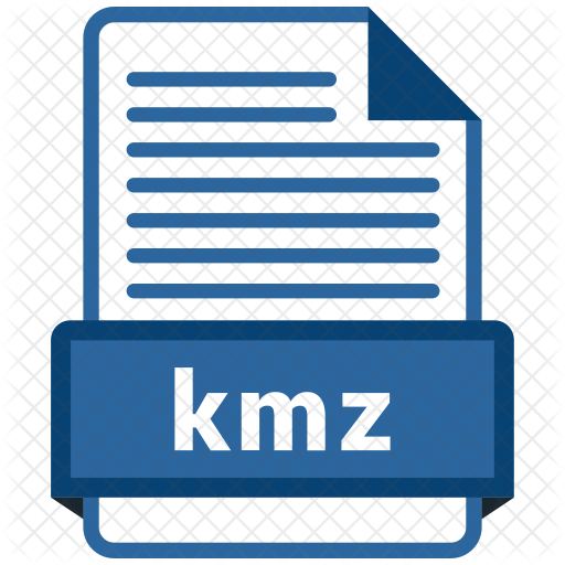 512x512 Kmz Icon Of Colored Outline Style