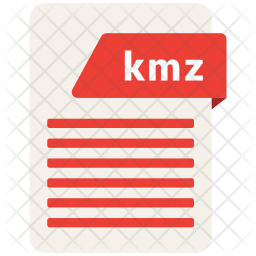 256x256 Kmz Icon Of Flat Style
