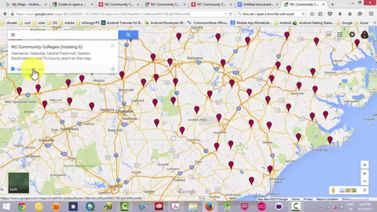 1280x720 Export Kmz From Google Maps, Import To Mymaps And Change