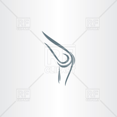 400x400 Stylized Knee Icon Vector Image Of Healthcare, Medical