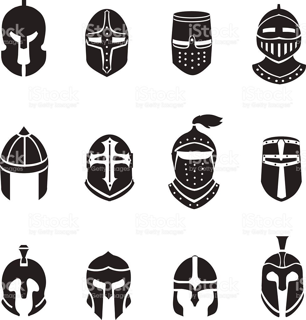977x1024 Warrior Helmets Black Icons Or Logos Set Soldier Armor, Ancient