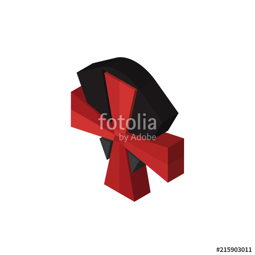 500x500 Knights Templar Isometric Right Top View Icon Stock Image