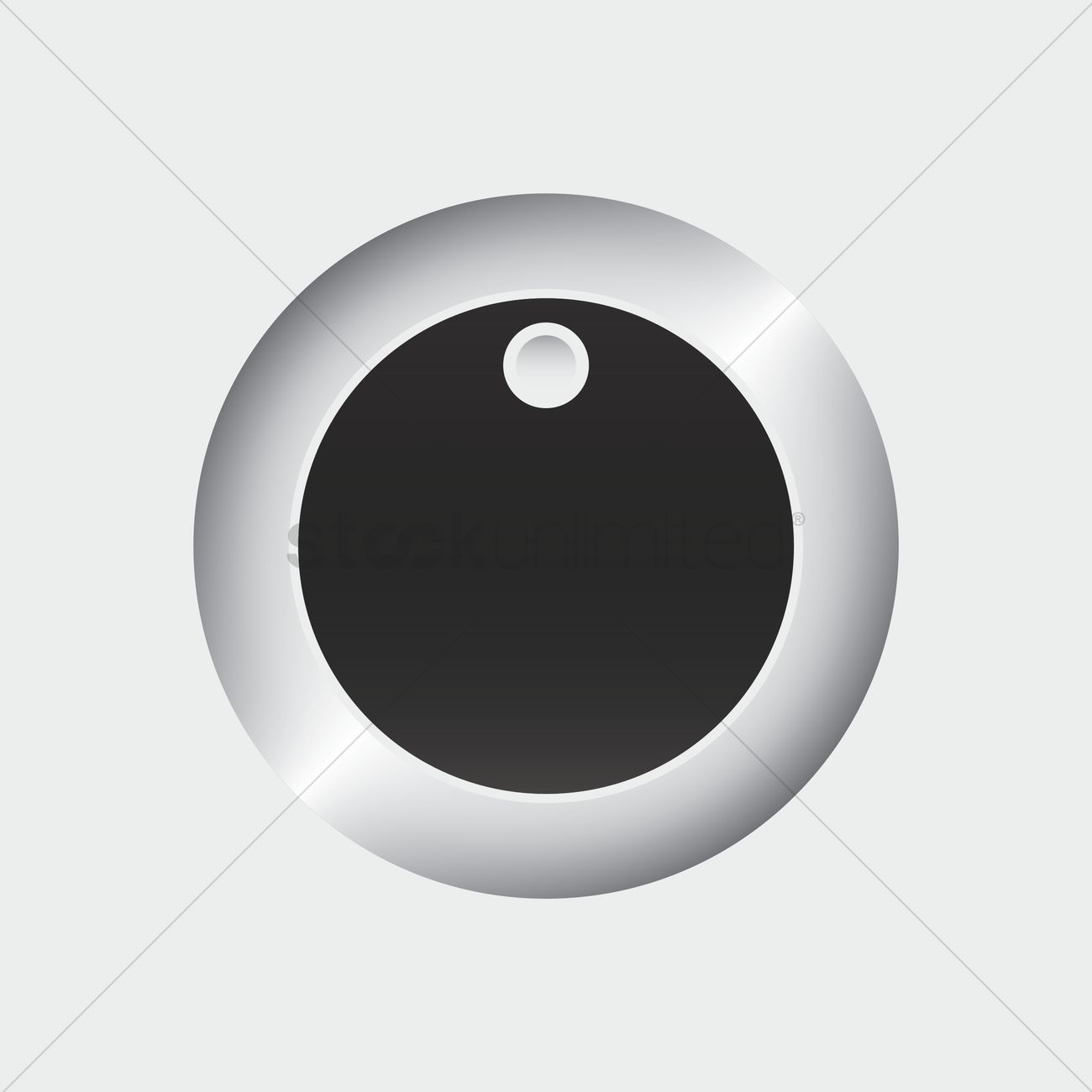 1300x1300 Volume Knob Button Vector Image