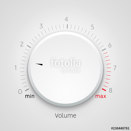 500x500 Volume Music Control Knob Icon Panel Audio Knob Element Interface