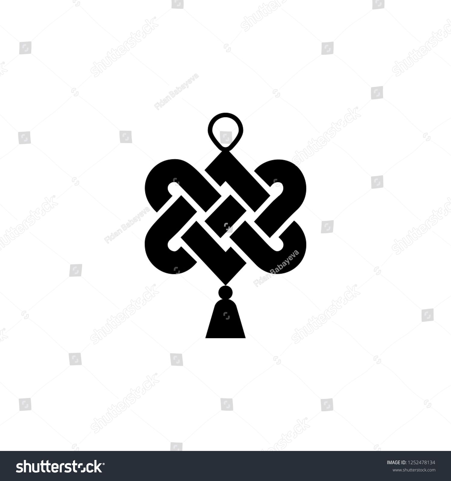 1500x1600 New Year, China, Knot Icon Can Be Used For Web, Logo, Mobile App