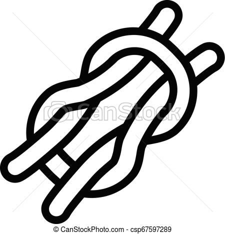 450x468 Rope Knot Icon, Outline Style Rope Knot Icon Outline Rope Knot
