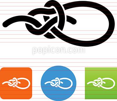 400x348 Bowline Knot Icon