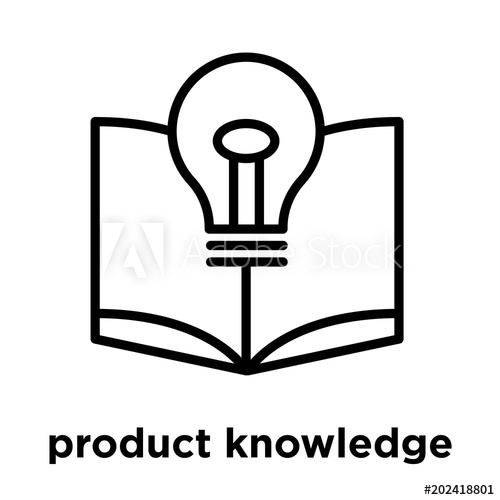 500x500 Product Knowledge Icon Isolated On White Background