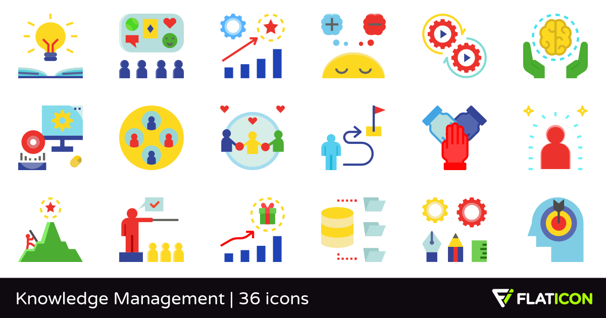 1200x630 Knowledge Management Free Icons