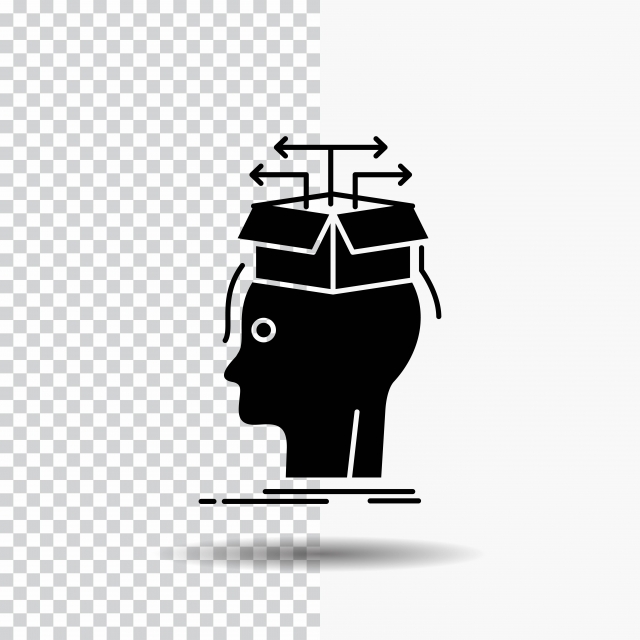 640x640 Data,extraction,head,knowledge,sharing Glyph Icon On Transpa