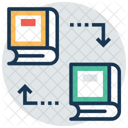 256x256 Online Knowledge Sharing Icon Of Colored Outline Style