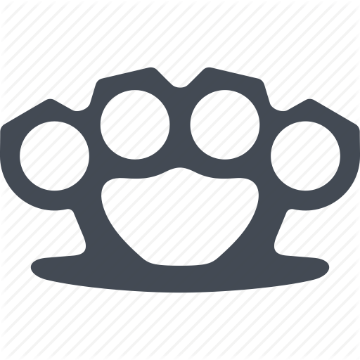 512x512 Brass Knuckles, Cold Warms, Instrument Of Crime, Steel Arms Icon