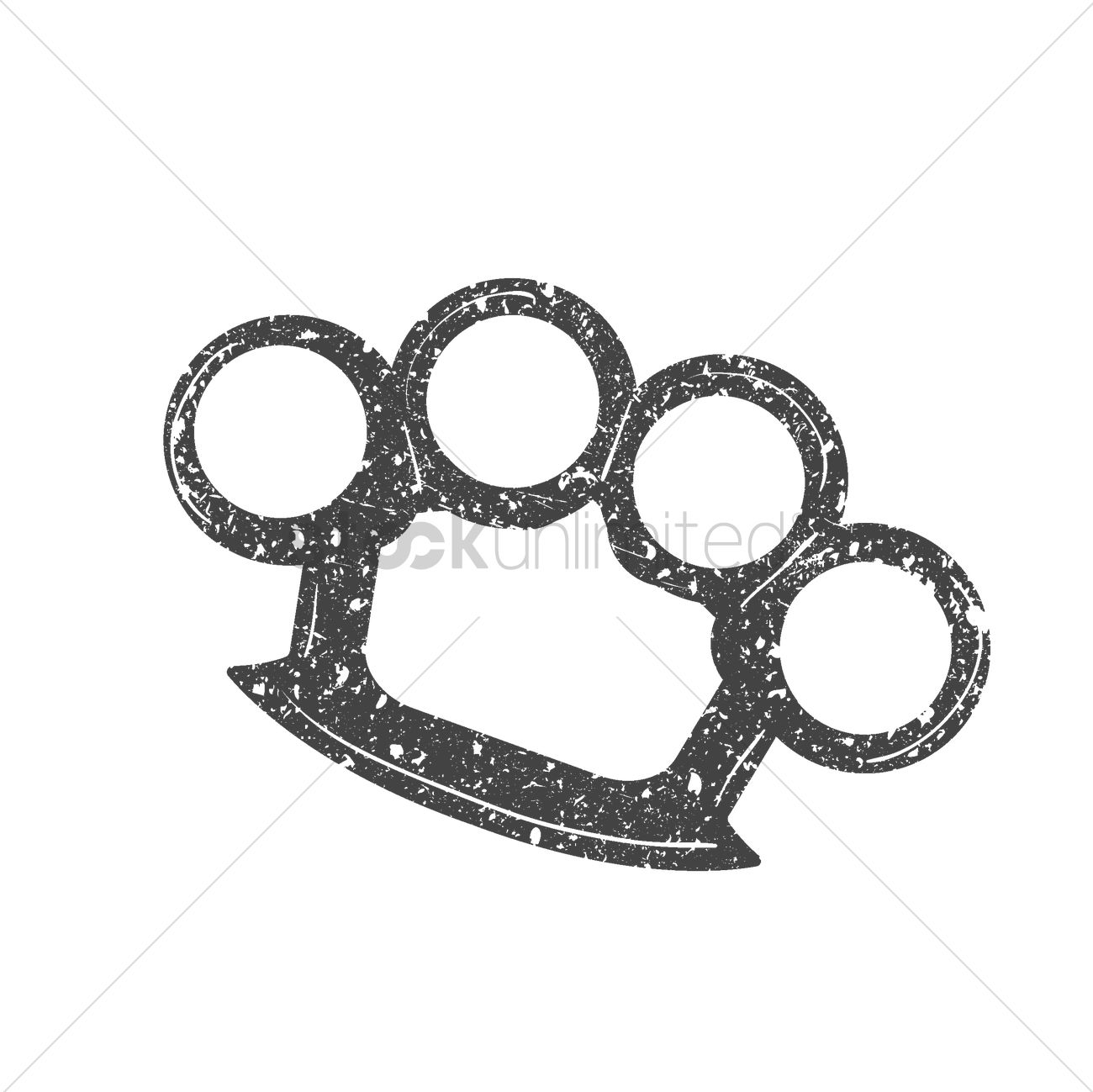 1300x1299 Brass Knuckles Icon Vector Image