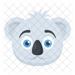 256x256 Koala Bear Icon Of Flat Style