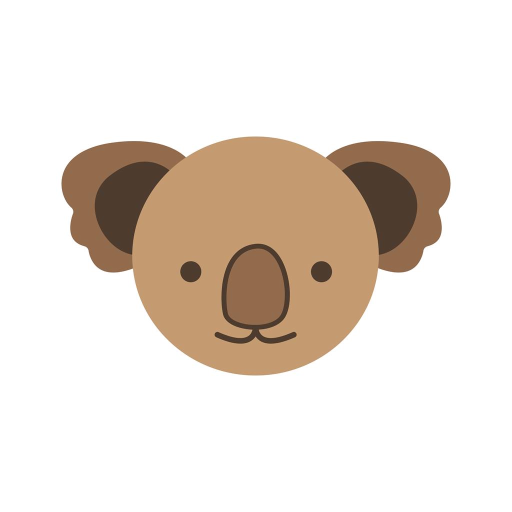 1024x1024 Koala Flat Multicolor Icon