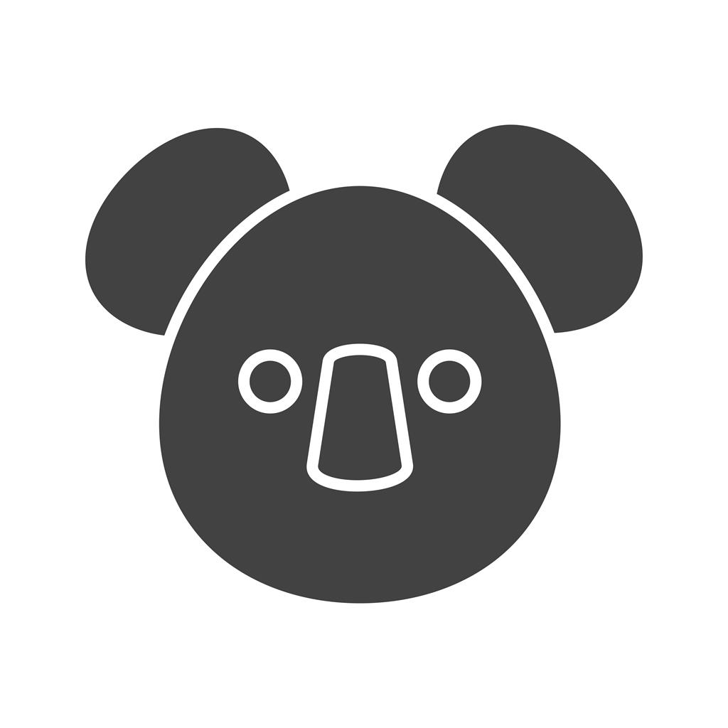 1024x1024 Koala Glyph Icon