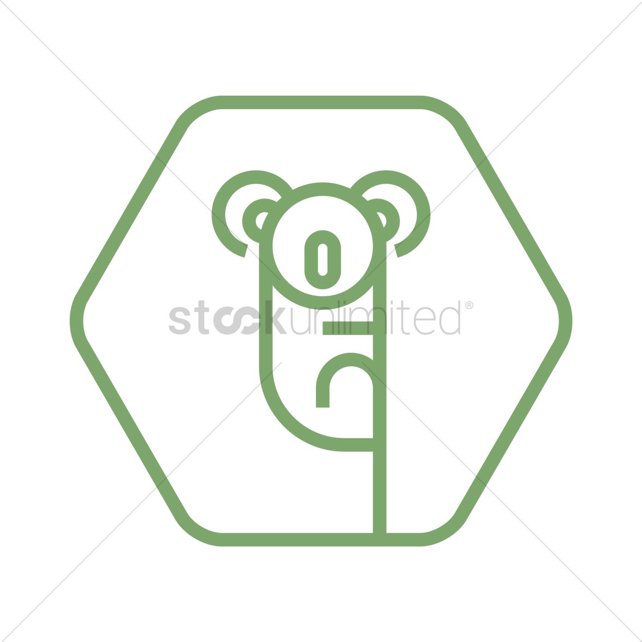 1300x1300 Koala Bear Icon Vector Image