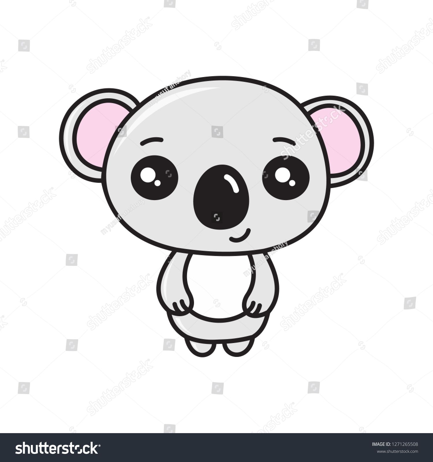 1500x1600 Little Cute Cartoon Koala Bear Icon Australian Animal