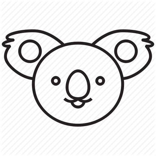 512x512 Animal Creative, Avatar, Dreaming, Face, Koala Bear, Sleep, Smiley