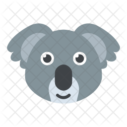 256x256 Koala Icon Of Flat Style