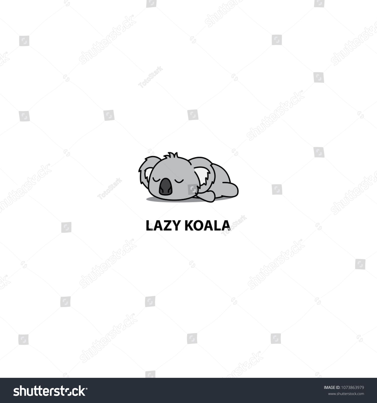 1500x1600 Lazy Koala Icon, Logo Design, Vector Illustrationicon Koala Lazy