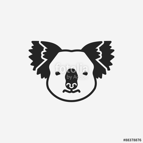 500x500 Animal Koala Icon Stock Image And Royalty Free Vector