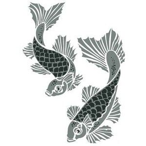 Koi Fish Icon Events Stationery Fish Stencil, Koi Carp, Koi 300x300 Koi Fish Icon Events Stationery Fish Stencil, Koi Carp, Koi